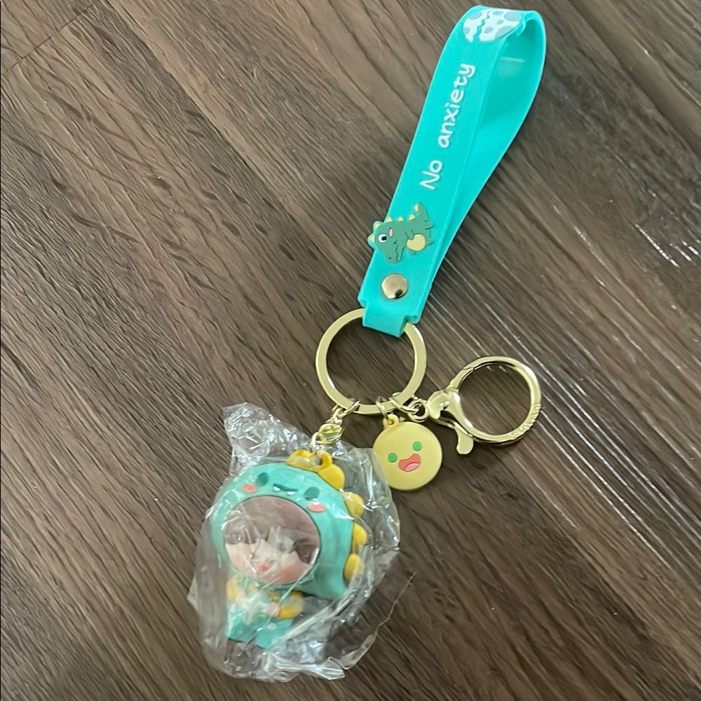 No Anxiety Unisex Keychain NWT